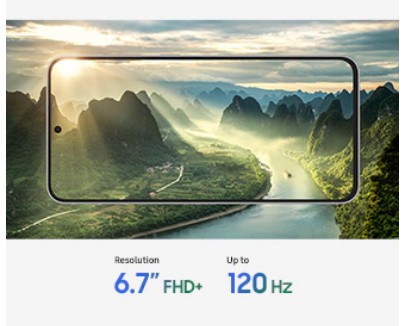 Samsung Galaxy S25Fe display